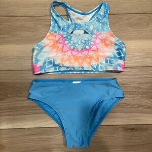 Art Class Blue and Pink Bikini Swimwear